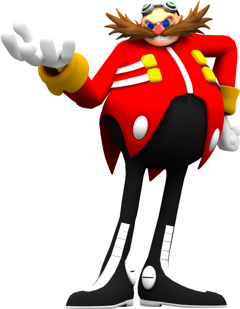 The Little Blue Hedgehog Basically Carried The Sega - Evil Eggman (900x1200), Png Download