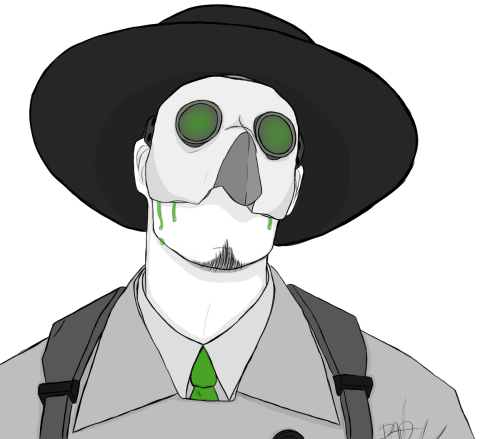 Evil Beauty Oc - Plague (479x439), Png Download