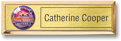 B2 Gold Badge Theme Park C03 - Badge (560x560), Png Download