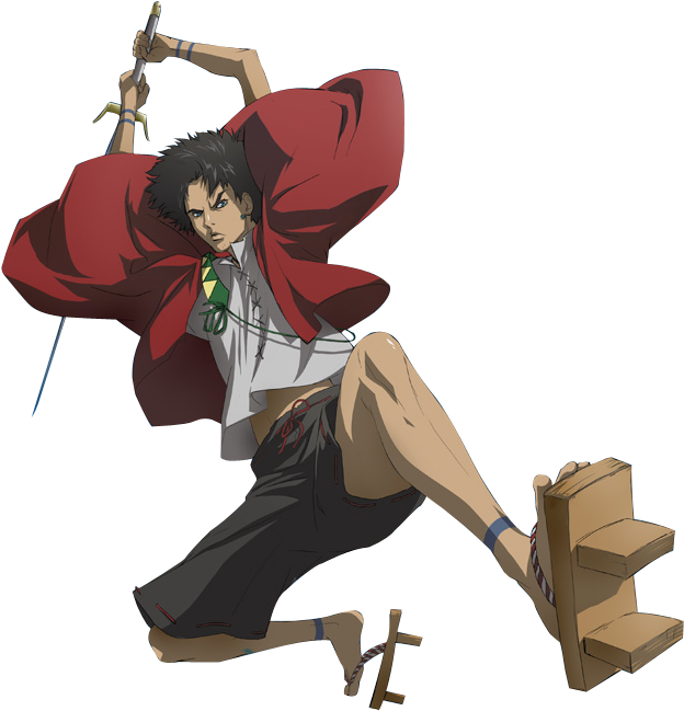 Mugen - Samurai Champloo Mugen No Background (632x656), Png Download