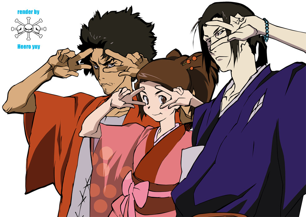 Samurai Champloo - Samurai Champloo Render (985x700), Png Download