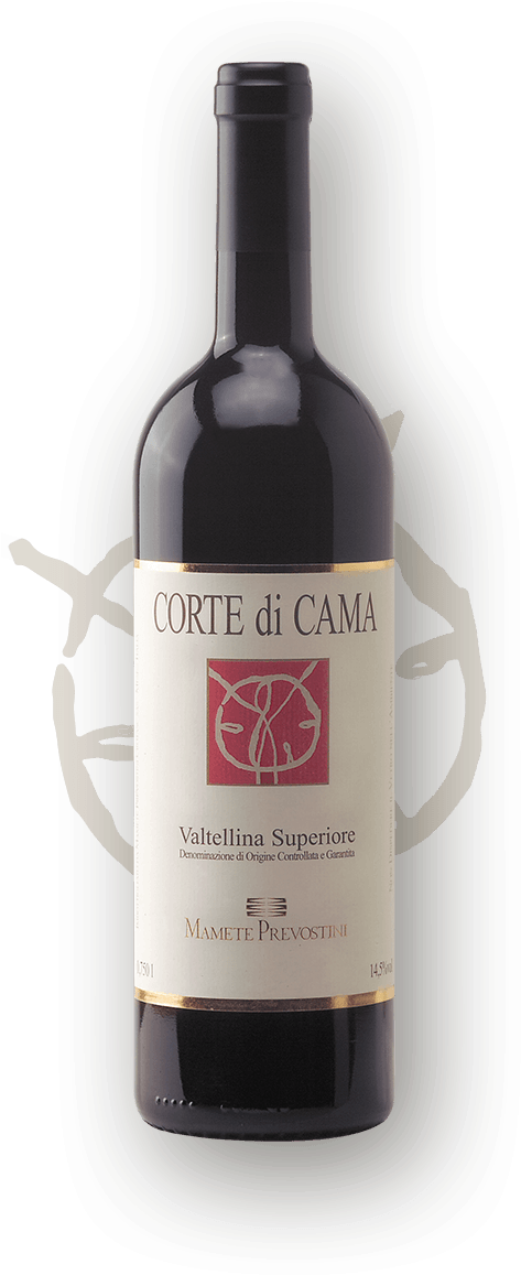 Made From The Best Nebbiolo Dried Grapes Of Valtellina - Sforzato Corte Di Cama 2013 - Mamete Prevostini (485x1172), Png Download
