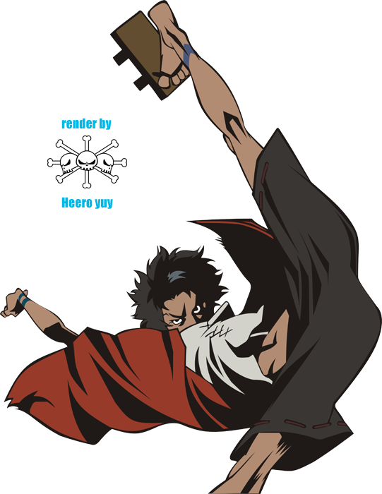 Exp's Signature Shop [] - Samurai Champloo Fanart Render (541x700), Png Download