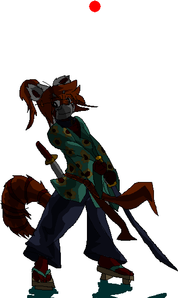 Safei Watched Samurai Champloo And Drew This 'cause - Illustration (480x640), Png Download