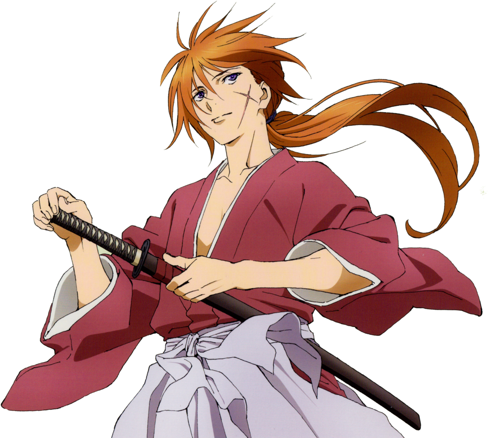 Samurai Kenshin Render Pesquisa Google Kenshin Pinterest - Kenshin Himura Png (1024x903), Png Download