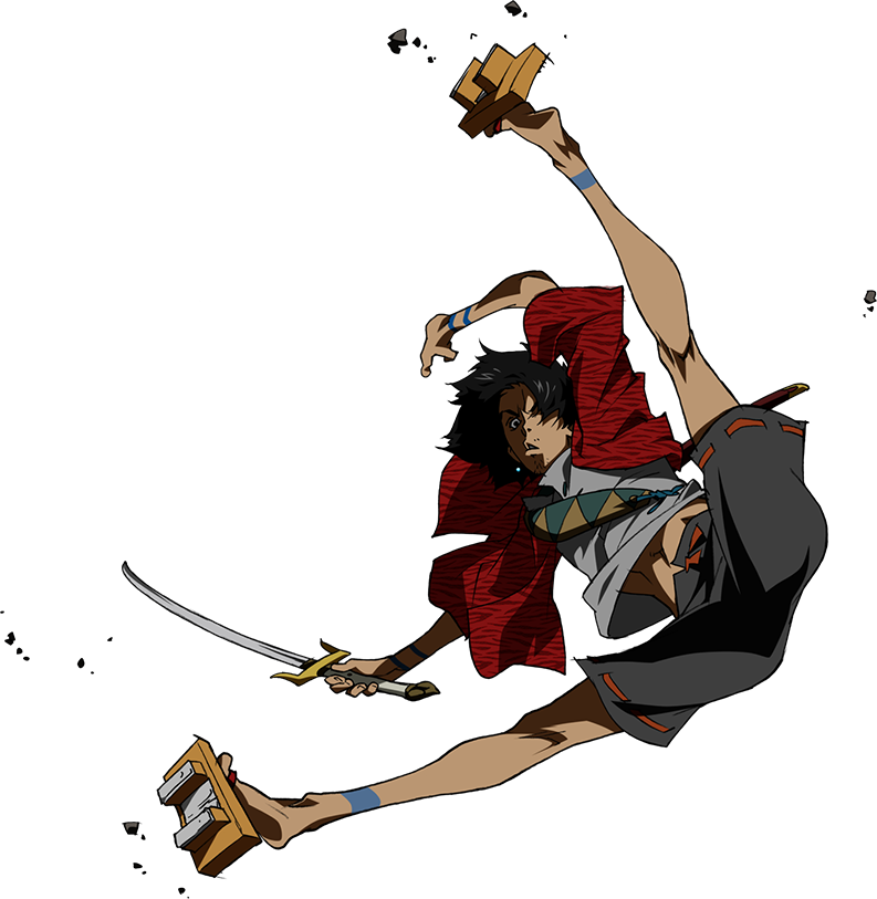 This Game Software Japanese Version - Mugen Kick Samurai Champloo (793x813), Png Download