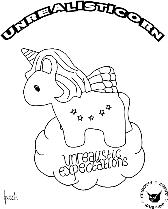 Free Unrealisticorn Coloring Page - National Sports Festival Of Japan (612x792), Png Download