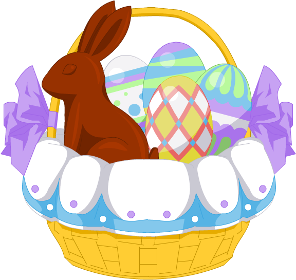 2012 Easter Eggs Items - Easter (588x568), Png Download