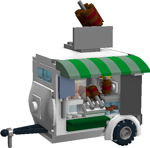 Bob's Kabob Stand As It Appears In The Video Game - Bob Kabob (721x577), Png Download