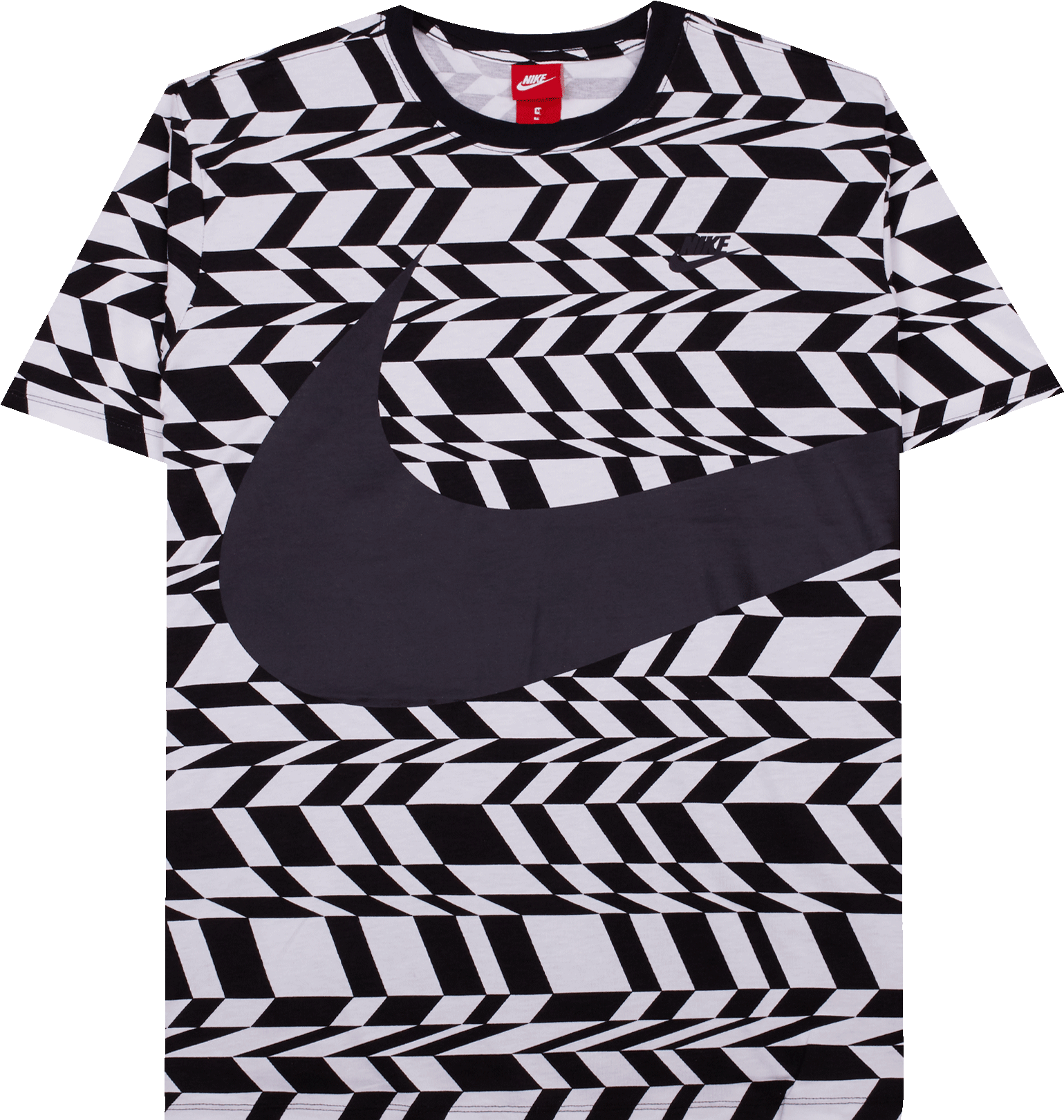 Nsw Swoosh Tee White / Black - Day Dress (2000x2000), Png Download