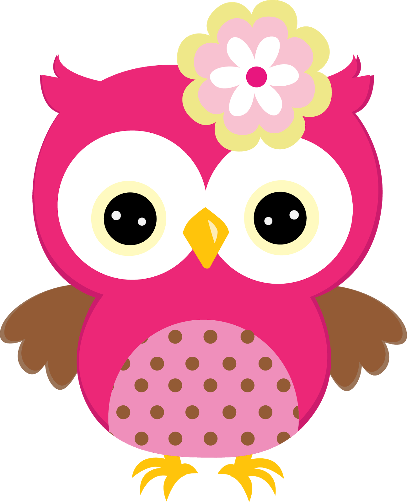 Owls Pretty Clipart 033 - Buho Para Baby Shower (1297x1600), Png Download