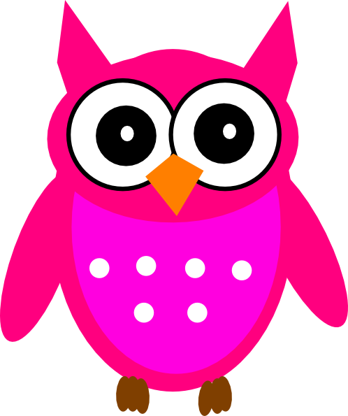 Pink Owl Png - Green Owl Clip Art (498x595), Png Download