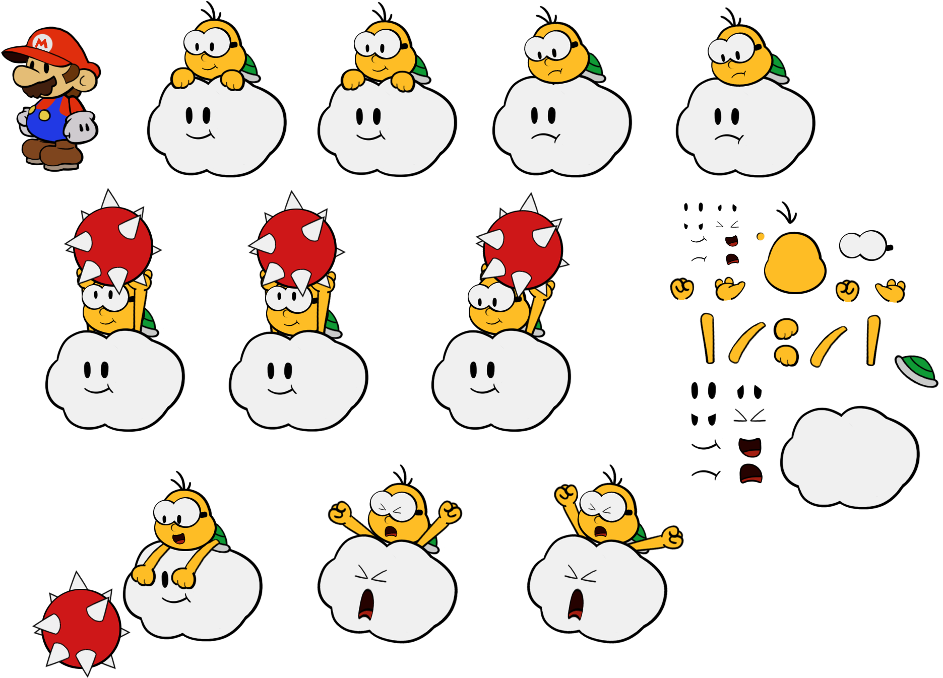 Click For Full Sized Image Lakitu - Lakitu (1923x1395), Png Download