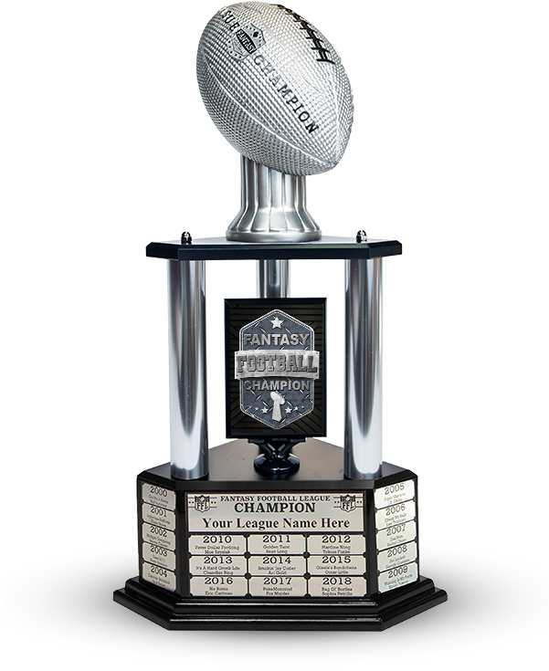 Trophies - Vivid Football Trophy Silver Perpetual Trophy Smack (600x800), Png Download