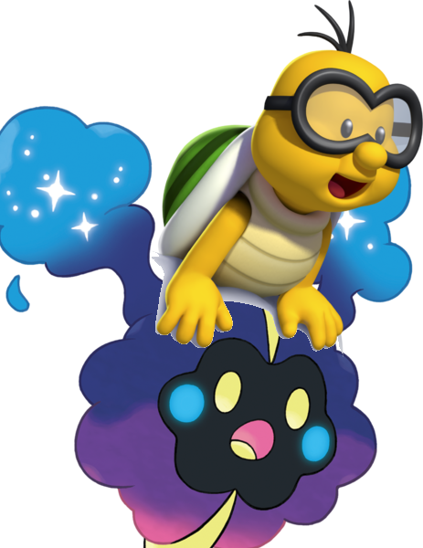 Lakitu Cosmog - Pokemon Sun And Moon Nebby (463x600), Png Download