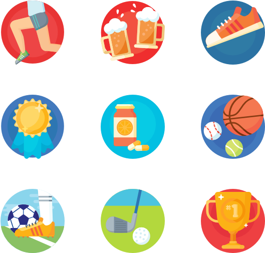 Sport - Family Flat Icon Png (600x564), Png Download