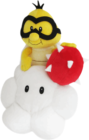 1 Of - Little Buddy Super Mario Lakitu 9" Plush Toy (600x600), Png Download