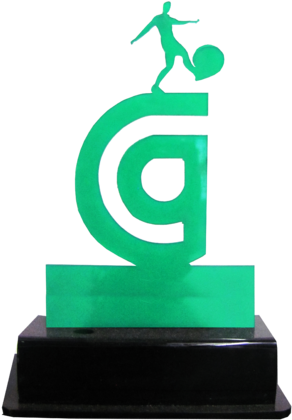 Football Trophy - Trophy (375x500), Png Download