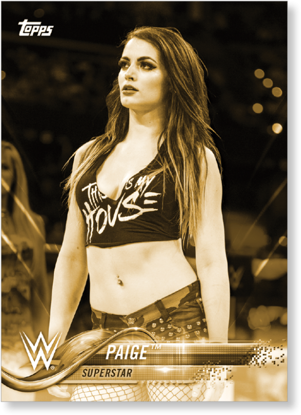 2018 Topps Wwe Paige - Paige (1440x975), Png Download