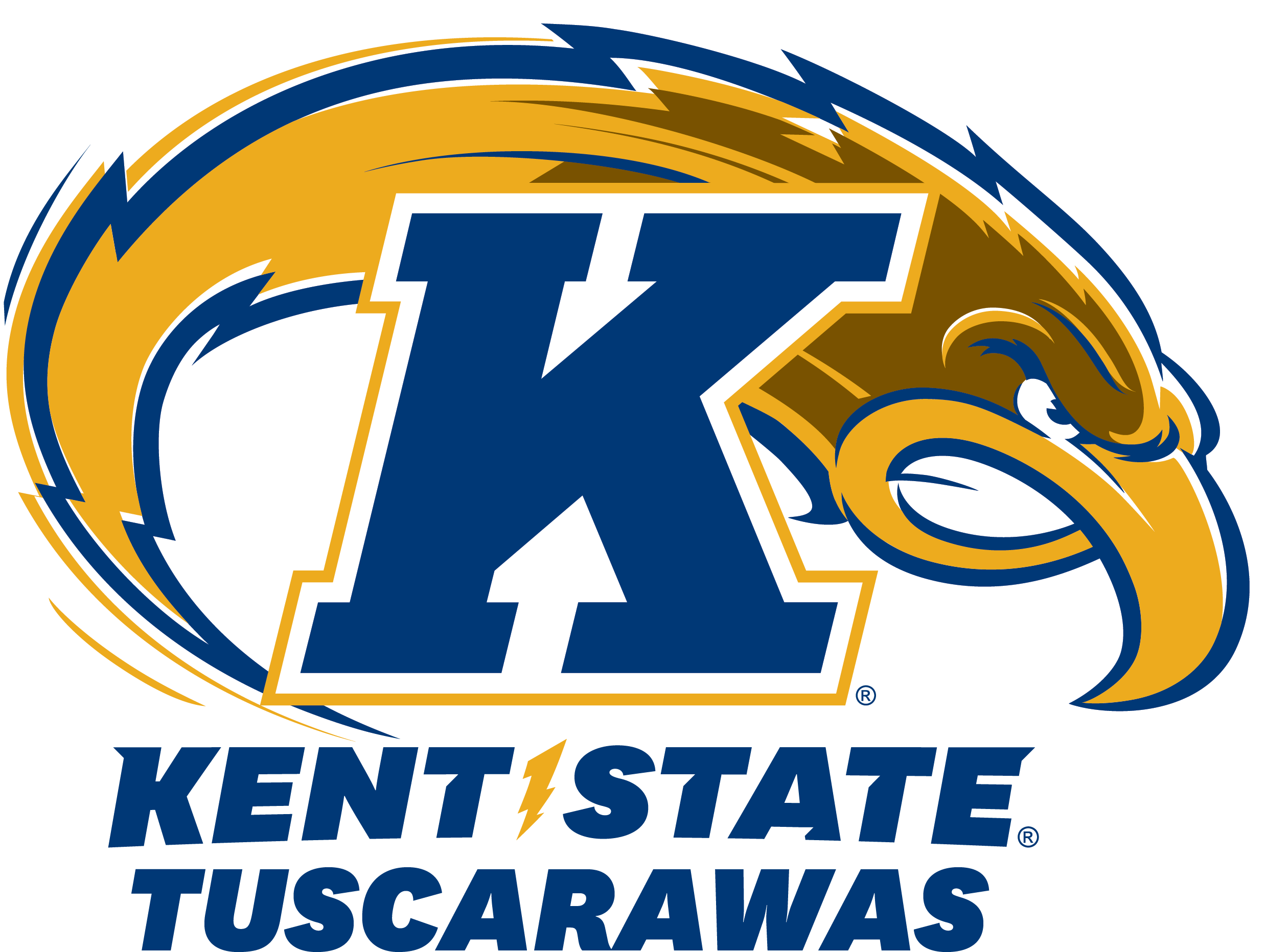 Golden Eagles Logo - Kent State Gymnastics Logo (2939x2439), Png Download