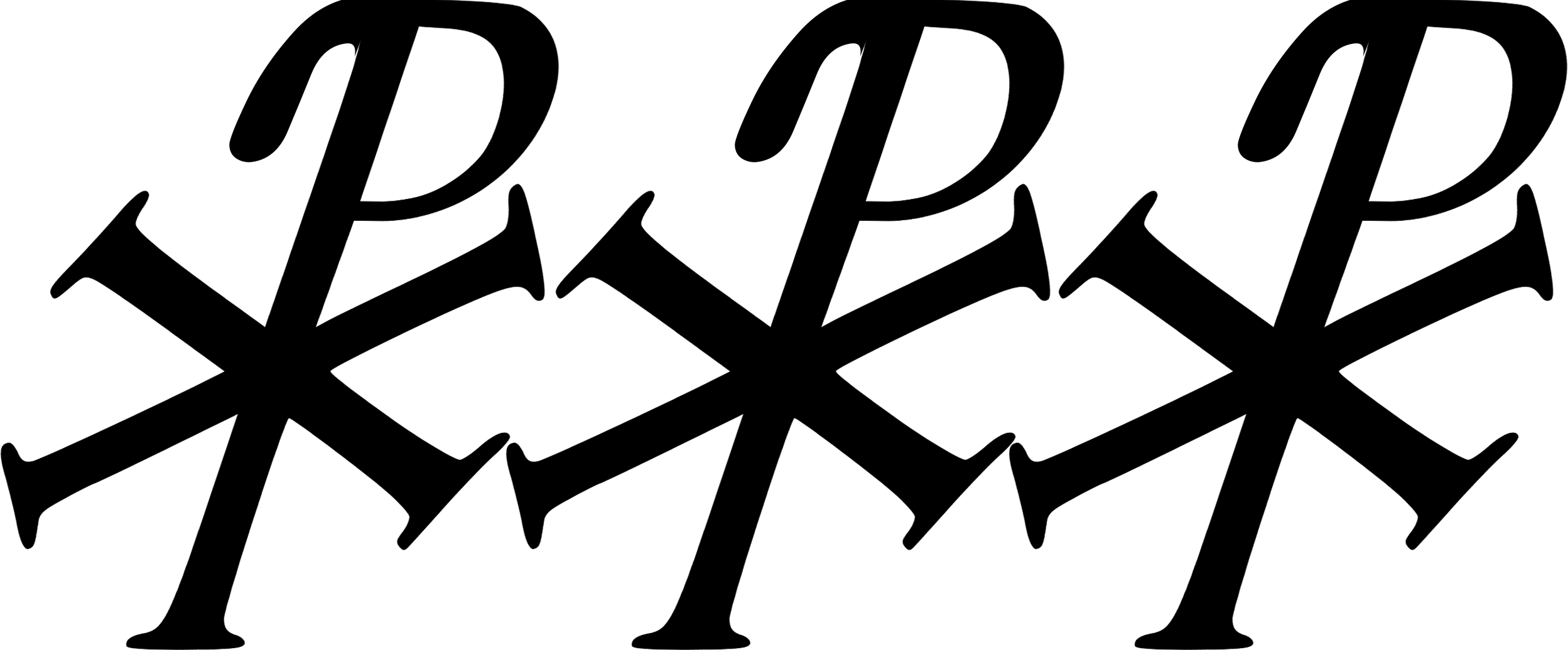 Chi Rho Pianississimo - Rho (2497x1036), Png Download