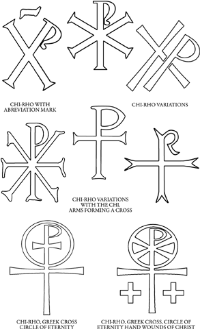 Monograms Of Jesus (312x500), Png Download