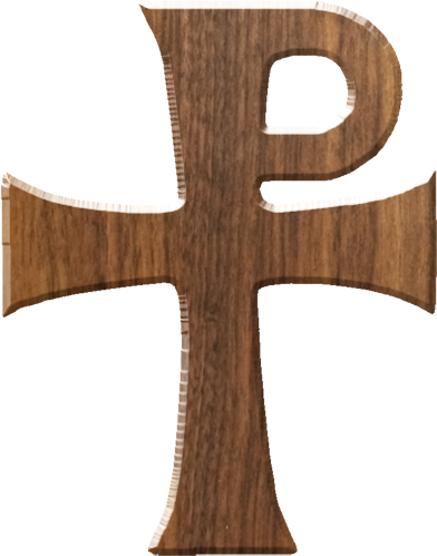 Close Chi Rho Cross Mini Symbol - Chi Rho (500x500), Png Download