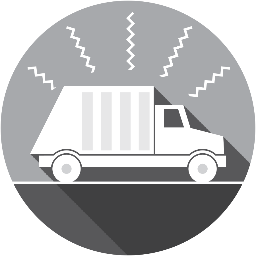 February 13, 2017 - Garbage Truck (900x900), Png Download