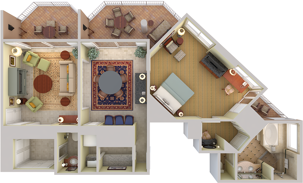 View Two View Two Https - Grand Wailea, A Waldorf Astoria Resort (1024x768), Png Download