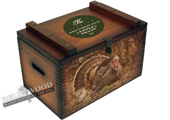 Wild Turkey Club Ammo Box - Ammunition Box (650x433), Png Download