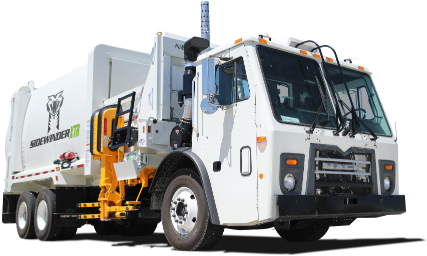 Automated Side Loader - Refuse Truck Manufacturers Usa (1260x769), Png Download