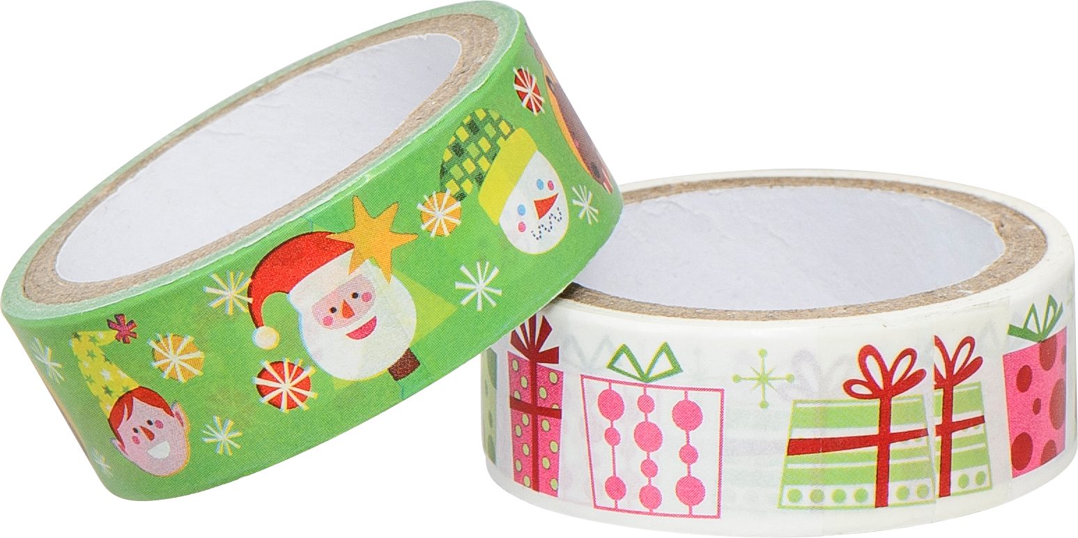 Christmas Gift Wrapping Tape, , Large - Craft (1547x772), Png Download