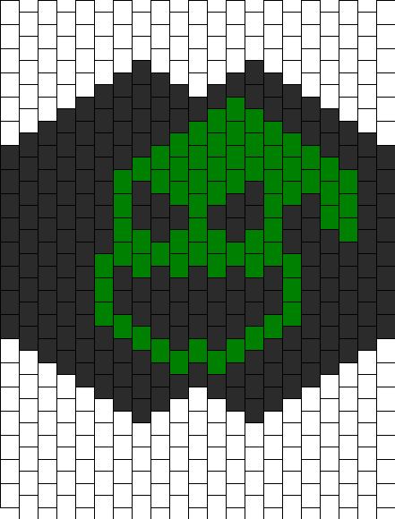 Oogie Boogie Mask Bead Pattern - Twenty One Pilots Melt Bead (441x580), Png Download