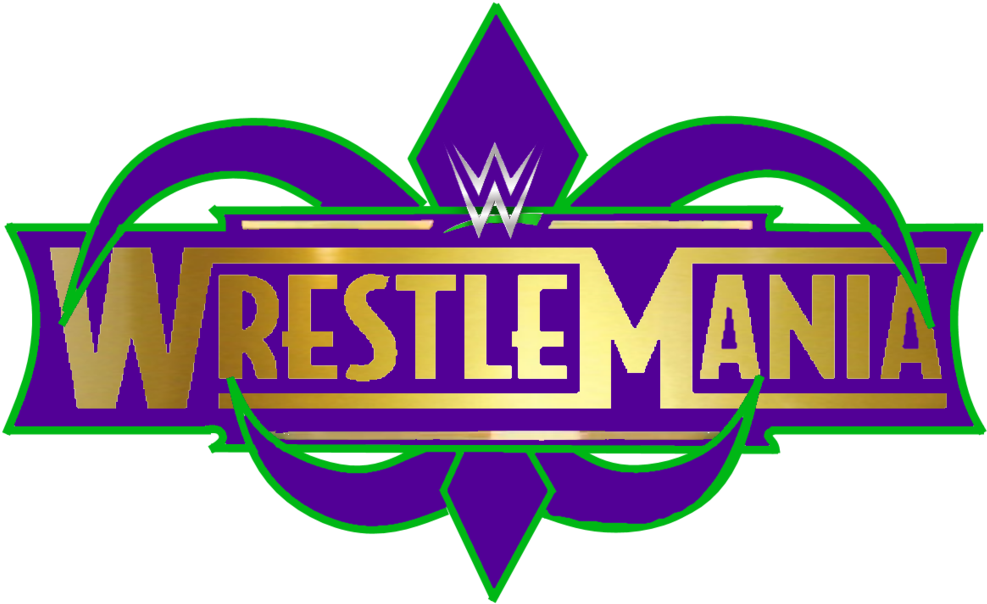 Wwe Wrestlemania 34 Logo (1024x612), Png Download