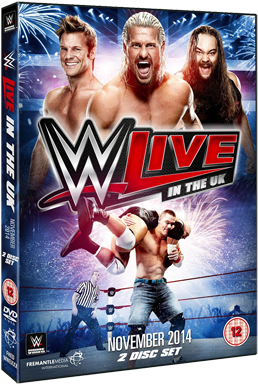 Liveintheuk - Wwe Live In The Uk - November 2014 Dvd (300x422), Png Download