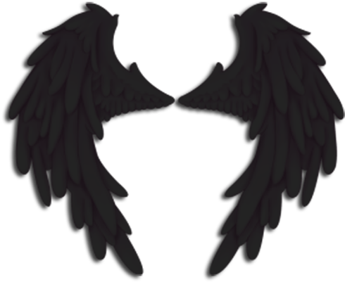Audition-black Fairy Wing - ปีก เท่ ๆ Png (500x400), Png Download