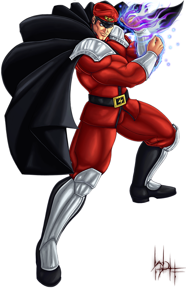 Bison Sf Alpha By Sirwolfgang - M. Bison (647x1000), Png Download