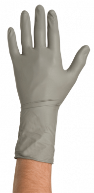 Colad Grey Nitrile Gloves - Disposable Nitrile Handschoenen Grijs 50x (390x390), Png Download