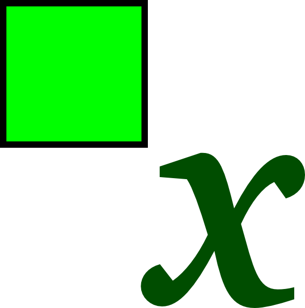 Variable Symbol Math Clipart Mathematics Square Root - Variable Symbol On Maths (594x600), Png Download