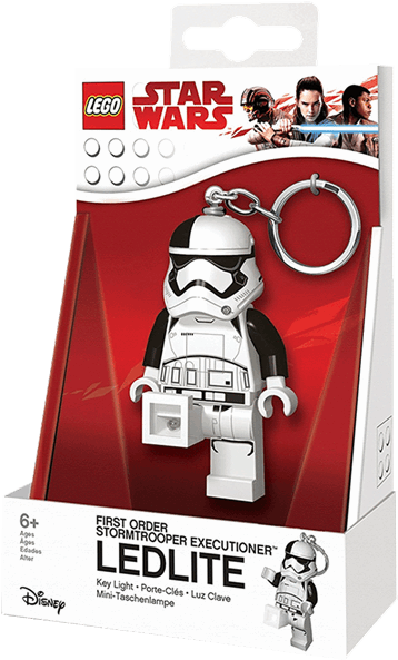 First Order Stormtrooper Lego Led Light Keyring - Star Wars (600x600), Png Download