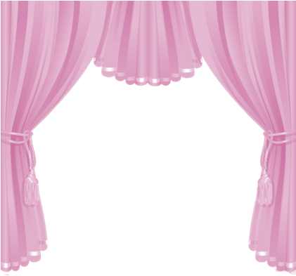 Transparent Shiny Pink Curtain (420x420), Png Download