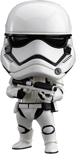 First Order Stormtrooper 6" Egg Attacks Figure - Star Wars Chibi Stormtrooper (600x600), Png Download