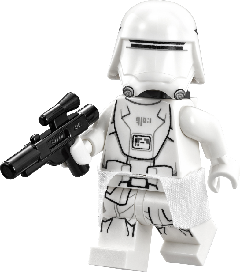 75100 First Order Snowtrooper - Lego Star Wars First Order Snowtrooper (785x888), Png Download