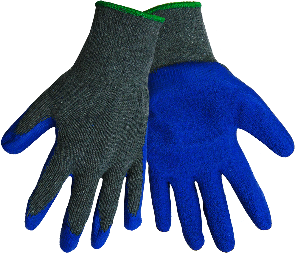 300e Global Glove Blue Rubber On Gray Shell Sold At - Glove (1000x1000), Png Download