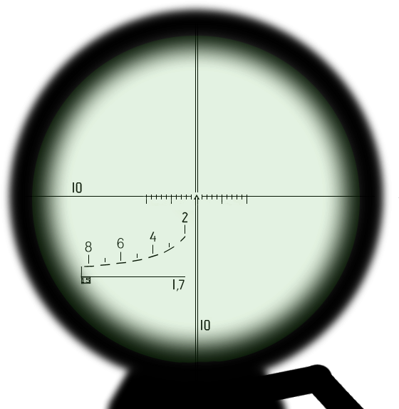 Mira De Sniper - Mira De Sniper Png (800x600), Png Download