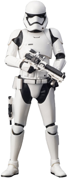 Star Wars First Order - Kotobukiya 1/10 Scale Artfx+ First Order Stormtrooper (380x380), Png Download