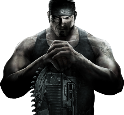 Marcus Michael Fenix - Gears Of War (400x372), Png Download