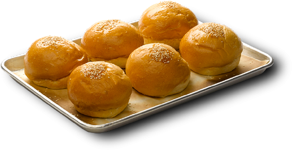 Each Bun, Hand-roll The Dough For The Perfect Shaped - The Butcher The Baker Management Co., Inc. (600x307), Png Download