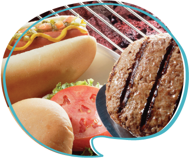 Gluten Free Hot Dog Buns - Processed Meat (401x332), Png Download