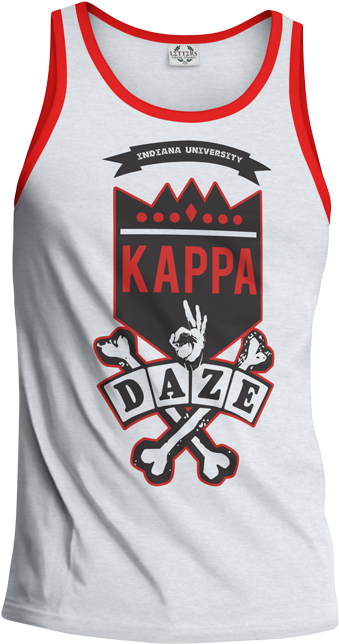 Kappa Alpha Psi Rings Kappa Alpha Psi School Daze Tank - Omega Psi Phi Shirt Size Large (628x720), Png Download